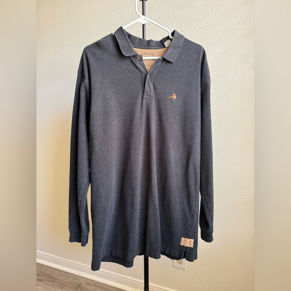Vintage Orvis Long sleeve Polo